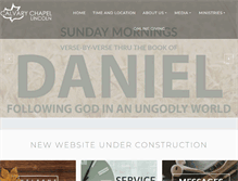 Tablet Screenshot of calvarylincoln.com